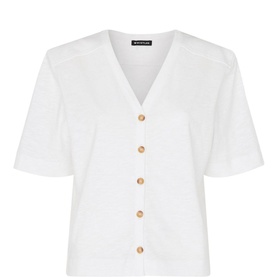 Ella Button Through T-Shirt