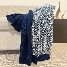 Tavira Throw Navy