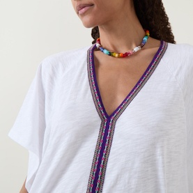 Abaya Braided Trim Cover Up