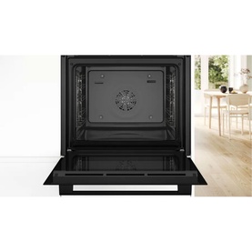 Series 4 Built-in Oven with Added Steam Function 60x60cm Black