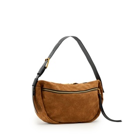 Noemie Suede Shoulder Bag