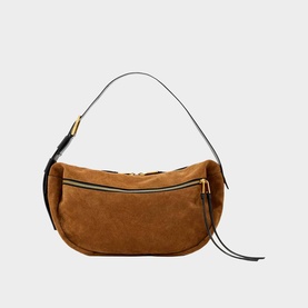 Noemie Suede Shoulder Bag