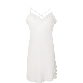 Lace Trim Slip Night Dress