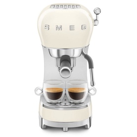 Espresso Coffee Machine in Cream