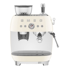 Espresso Coffee Machine with Grinder Cream