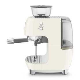 Espresso Coffee Machine with Grinder Cream