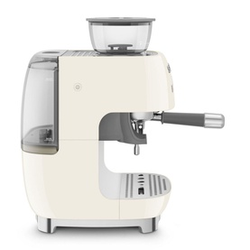Espresso Coffee Machine with Grinder Cream