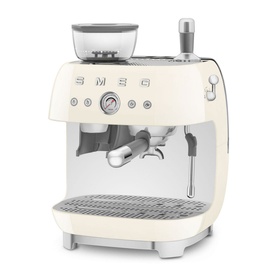 Espresso Coffee Machine with Grinder Cream