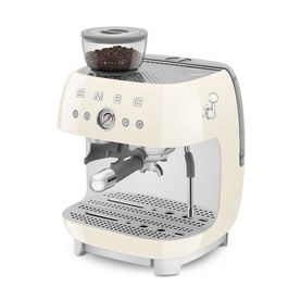 Espresso Coffee Machine with Grinder Cream