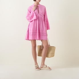 Sebenna Broderie Anglaise Mini Dress