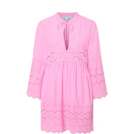 Sebenna Broderie Anglaise Mini Dress