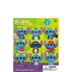 Disney's Stitch Series 4 Assorted Figural Bag Clip