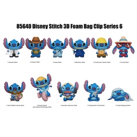 Disney's Stitch Series 6 Assorted Figural Bag Clip