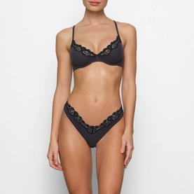 Unlined Scoop Bra Onyx
