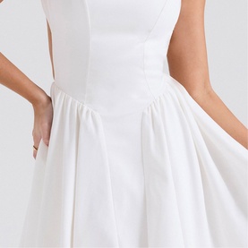 Cindy Open Back Flared Sundress