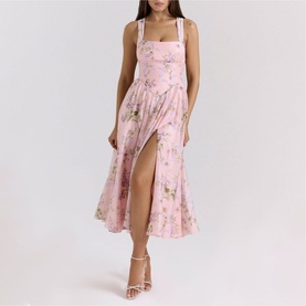Minerva Floral Chiffon Sundress