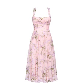 Minerva Floral Chiffon Sundress