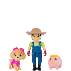 Skye, Farmer Yumi and Piggie Figures Set