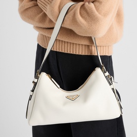 Aim&eacute;e Medium Leather Shoulder Bag