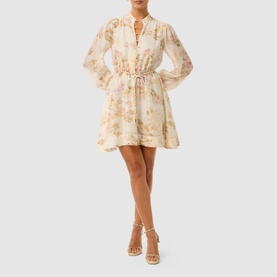 Rhys Petite Fluted Mini Dress