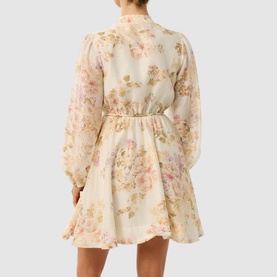 Rhys Petite Fluted Mini Dress