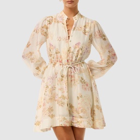 Rhys Petite Fluted Mini Dress