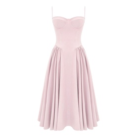 Samaria Twill Corset Dress