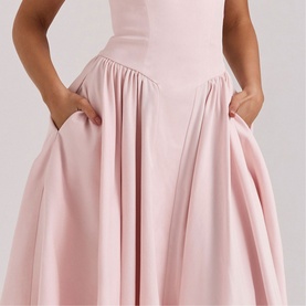 Samaria Twill Corset Dress
