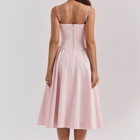 Samaria Twill Corset Dress