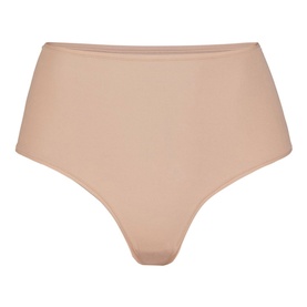 High Waisted Thong Clay