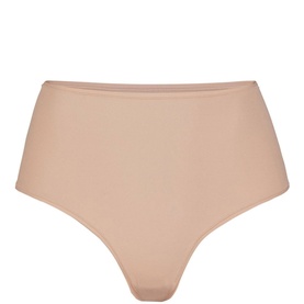 High Waisted Thong Clay
