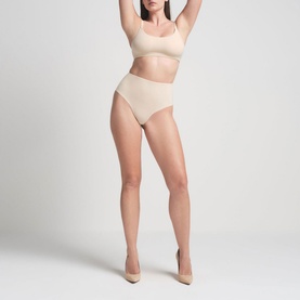 High Waisted Thong Sand