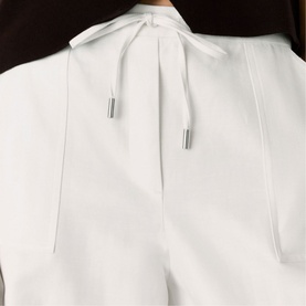 Leona Drawstring Wide Leg Trousers