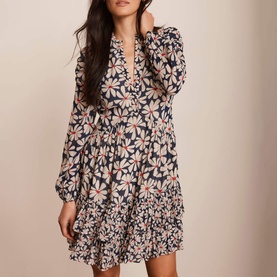 Floral Print Mini Dress