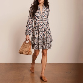 Floral Print Mini Dress