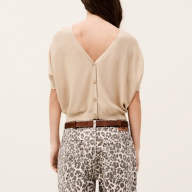 Basem Ribbed Knit Cardigan