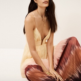 Wila Ombr&eacute; Pleated Dress