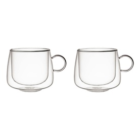 Artesano Hot&Cold Beverages Cappuccino Glass, Set of Two