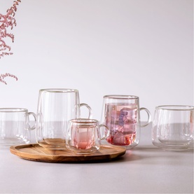 Artesano Hot&Cold Beverages Cappuccino Glass, Set of Two