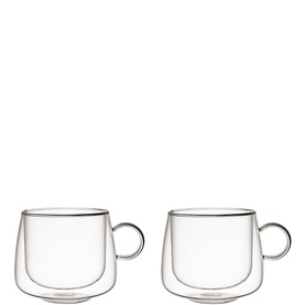 Artesano Hot&Cold Beverages Cappuccino Glass, Set of Two