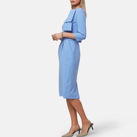 Esme Ruffle Pencil Dress