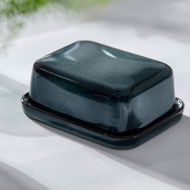 Lave Gris Covered Butter Dish