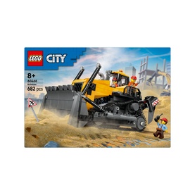 City Yellow Bulldozer Construction Toy
