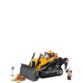 City Yellow Bulldozer Construction Toy