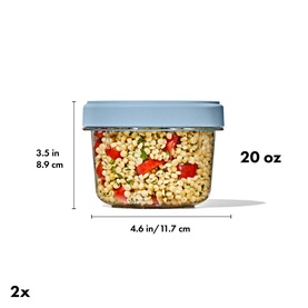 Twist & Stack Two-Piece Container Pack 20oz