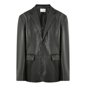 Olympia Faux Leather Oversized Jacket