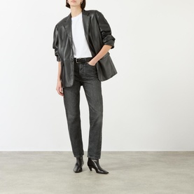 Olympia Faux Leather Oversized Jacket
