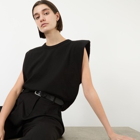 Eva Padded Shoulder Muscle T-Shirt