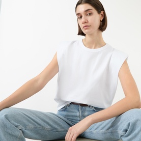 Eva Padded Shoulder Muscle T-Shirt