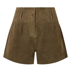 Lise Suede Leather Shorts